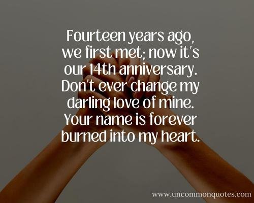 14 Years Together Quotes 