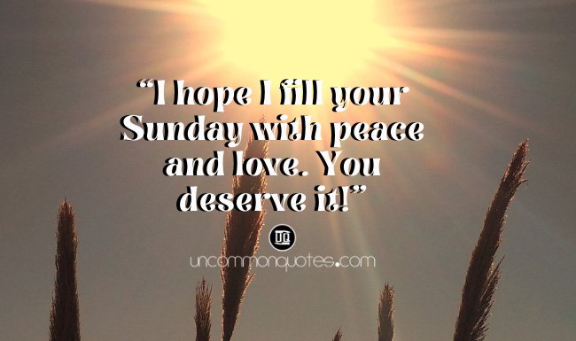 Happy Sunday Prayer Message