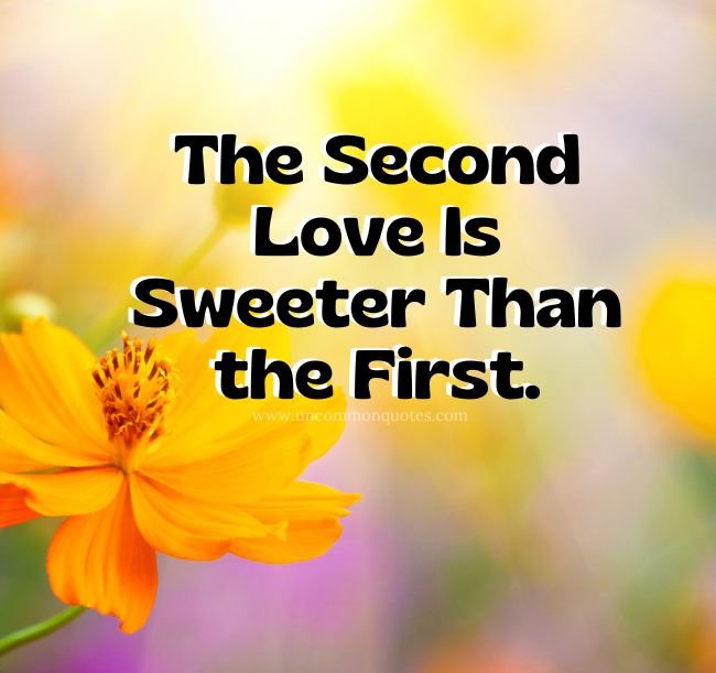 Second Love Quotes