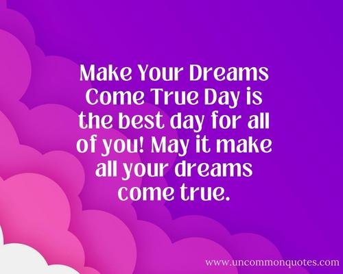 May All Your Dreams and Wishes Come True