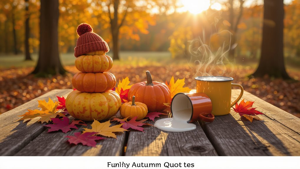 autumn humor and warmth