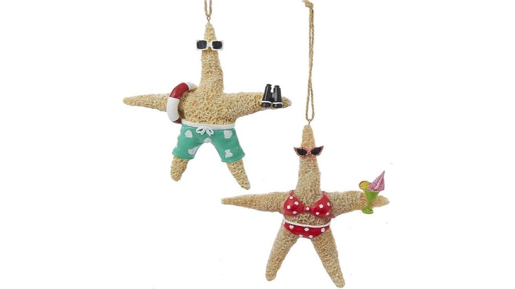 beach themed starfish ornaments beach themed starfish ornaments