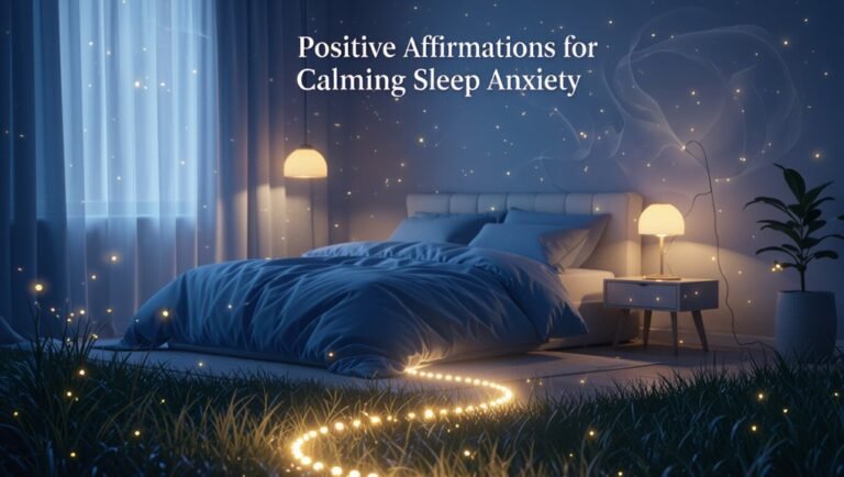 calming sleep anxiety affirmations