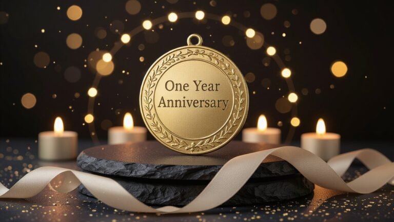 celebrating a year together