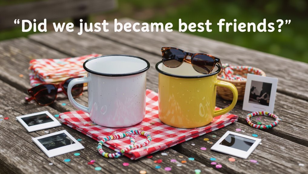 celebrating new friendship connections