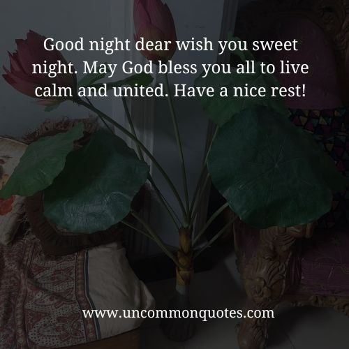 christian good night messages