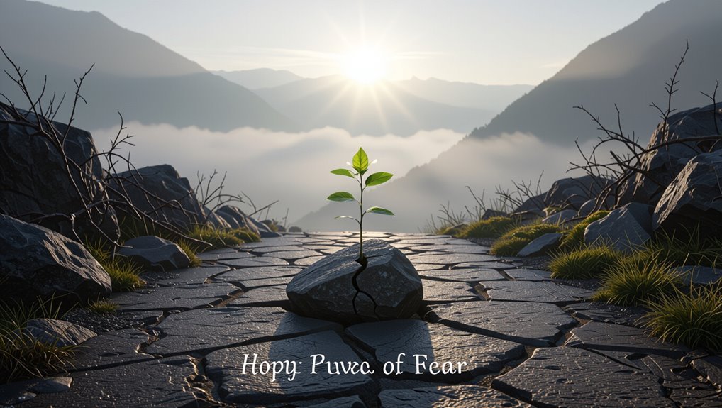 courage overcomes life s fears