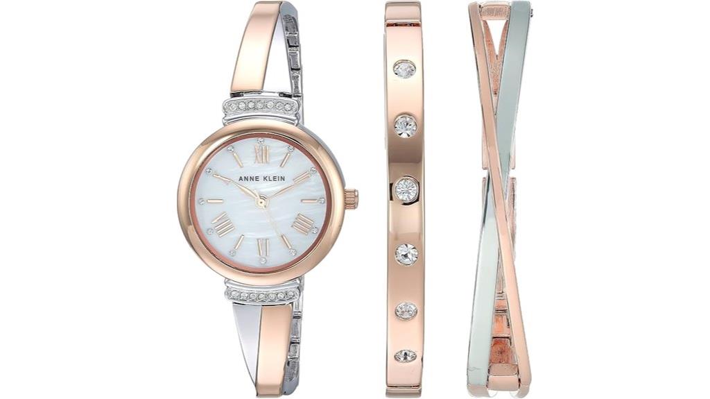 crystal accented bangle watch 1 crystal accented bangle watch