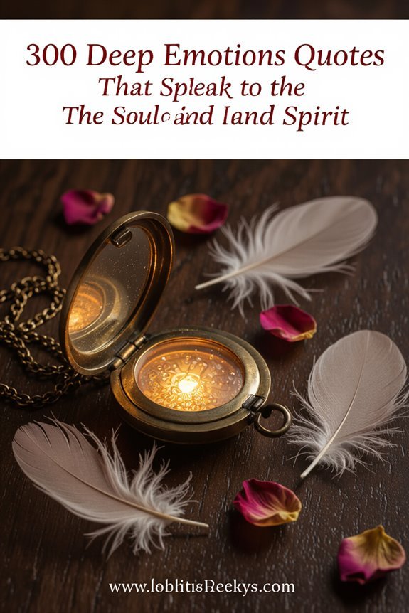 deep emotions inspire reflection