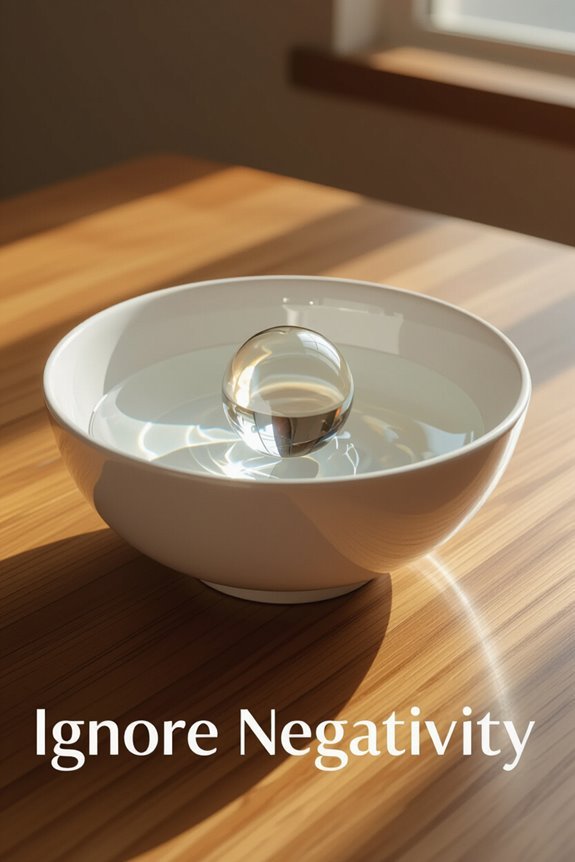 embrace positivity ignore negativity