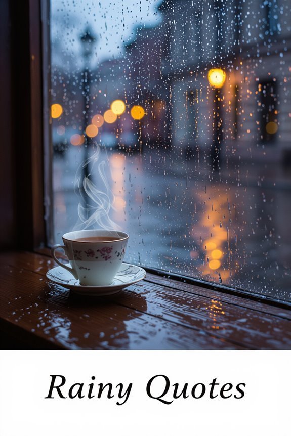 embrace rain s reflective beauty