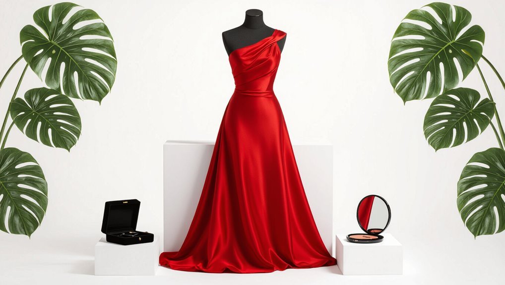 empowered confidence in red