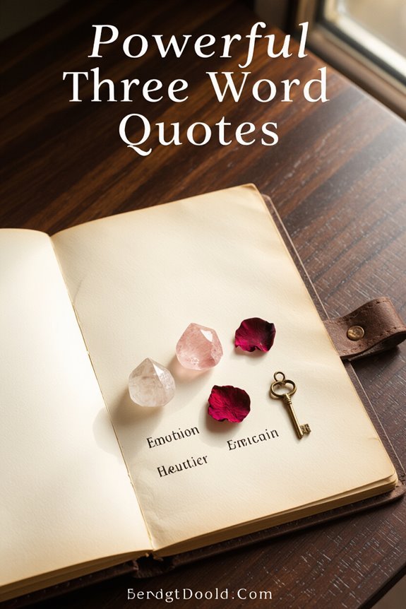 empowering three word quotes