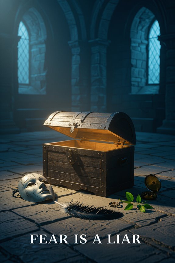 fear distorts courage reveals