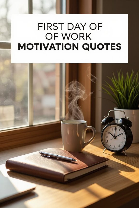 first day work inspiration