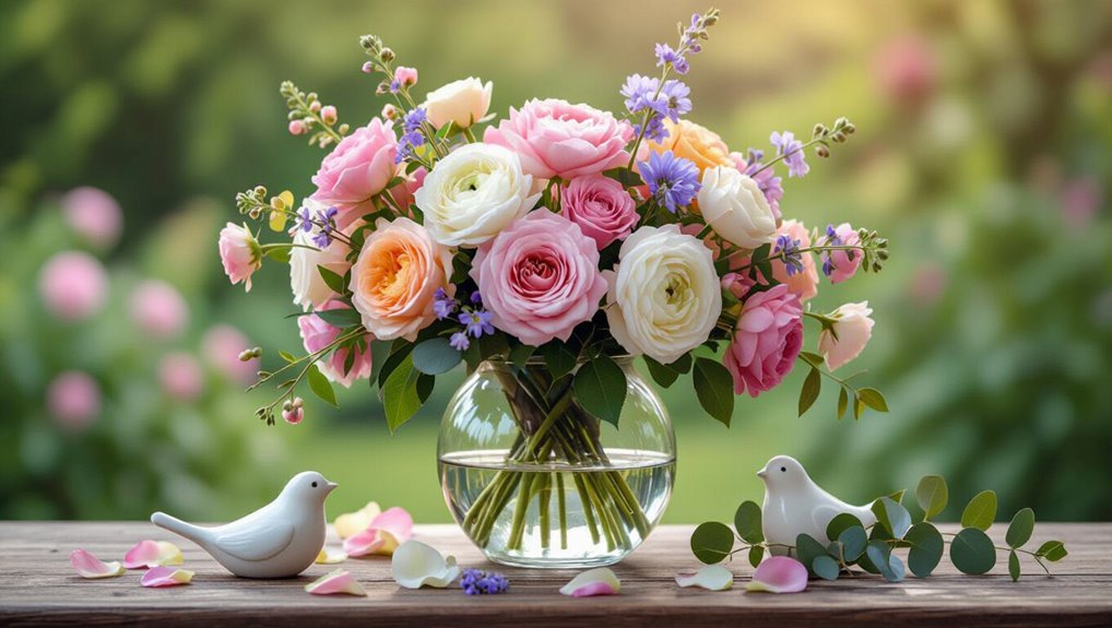 friendship blossoms through flowers