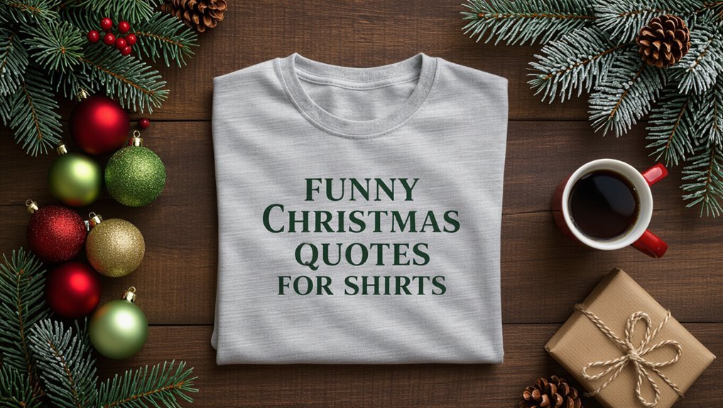 funny christmas shirt quotes
