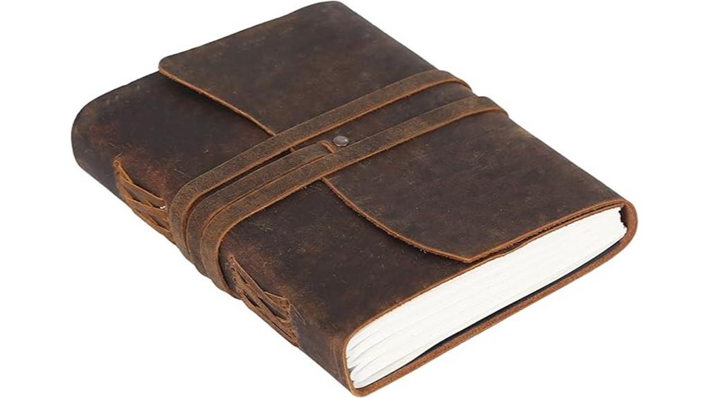 handcrafted leather writing notebook handcrafted leather writing notebook