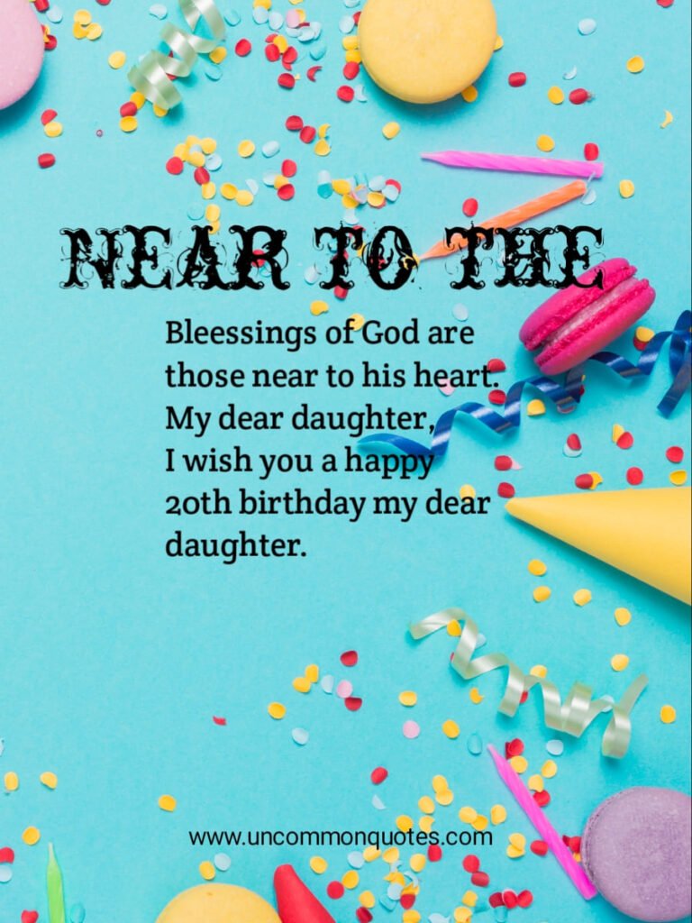 happy 20th birthday daughter quotes from a mother