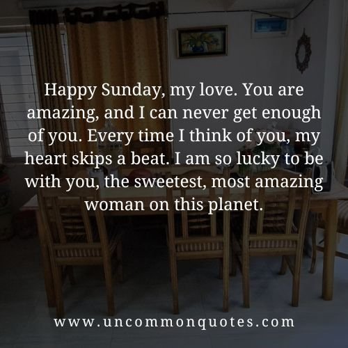 happy sunday love message for her