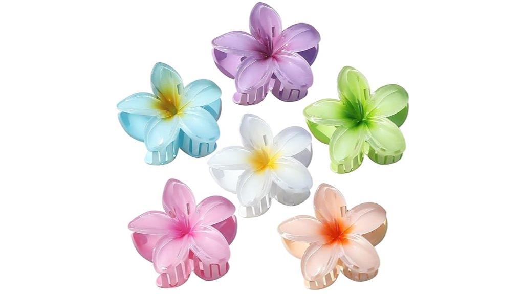 hawaiian plumeria hair clips hawaiian plumeria hair clips