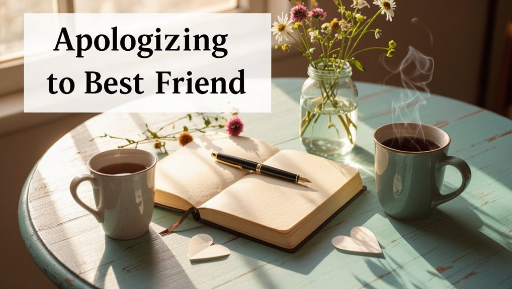 heartfelt apologies for friendship