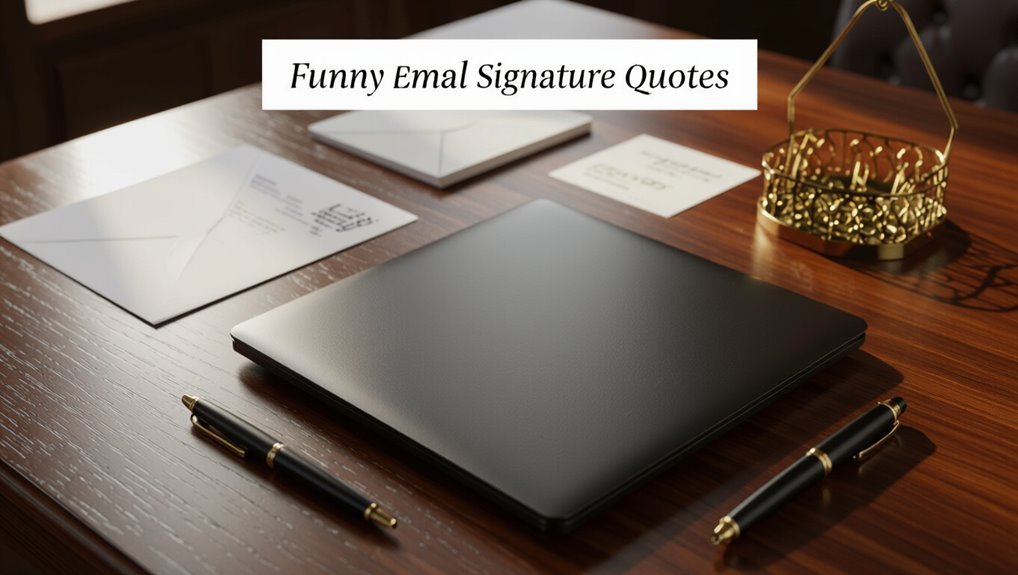 humorous email signature quotes