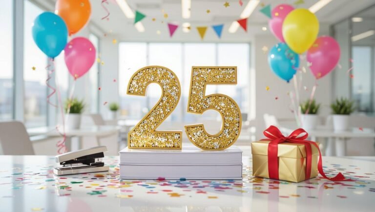 humorous workplace milestone celebrations