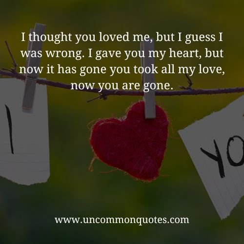 i thought you liked me quotes