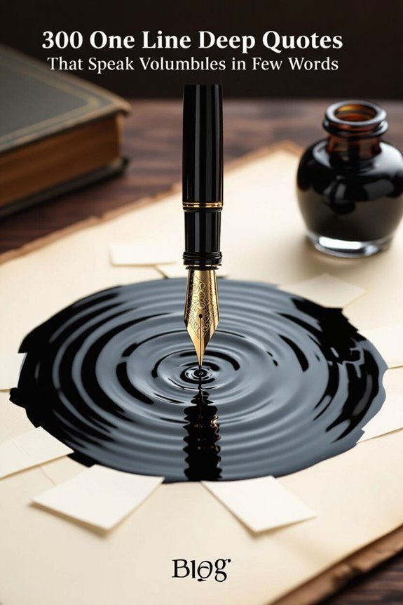 inspiring deep one liners