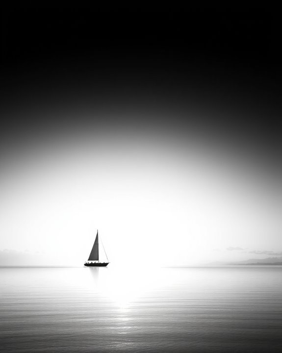 peaceful reflections at sunset