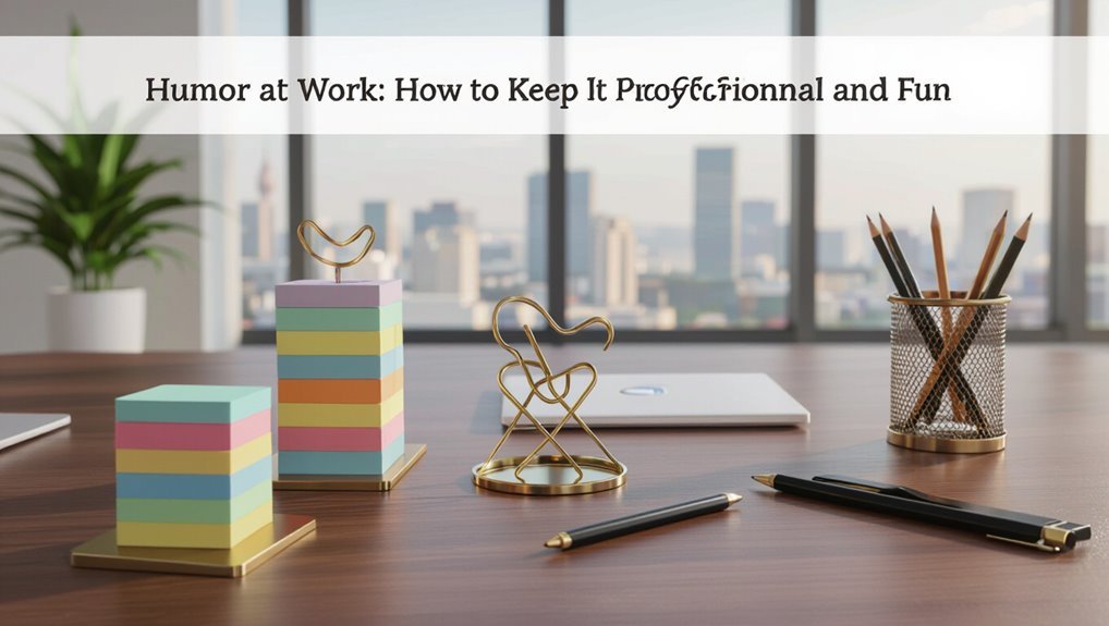 professionalism meets playful humor