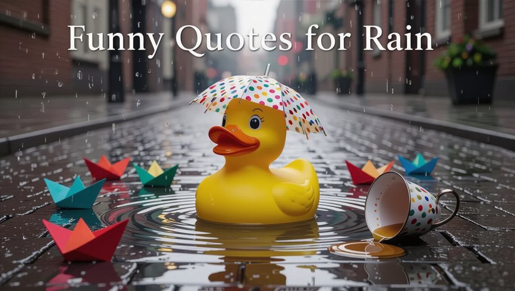 rainy day humor quotes