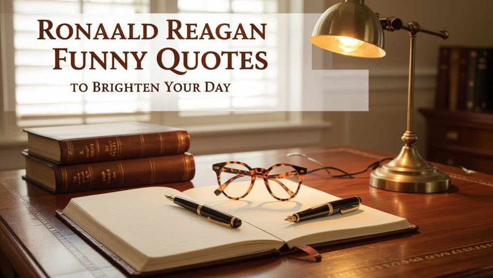 reagan s humor brightens life