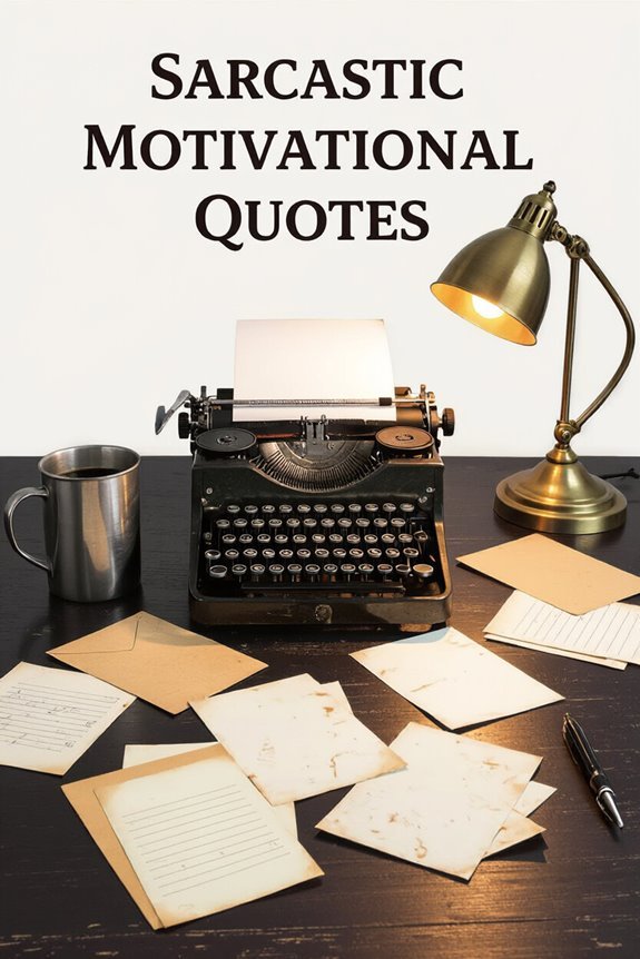 sarcasm fuels motivational humor