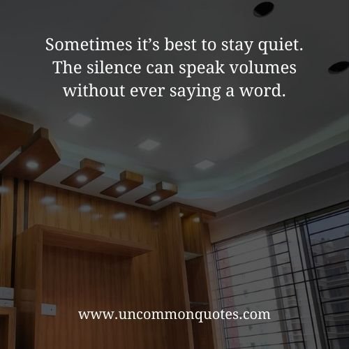 silence hurts more than words quotes
