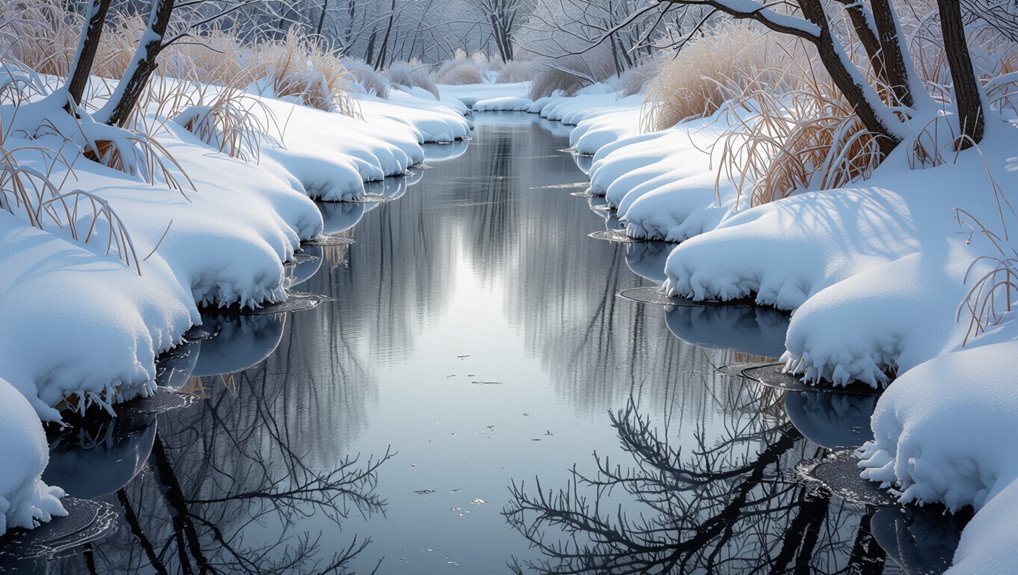 snowy day contemplation moments