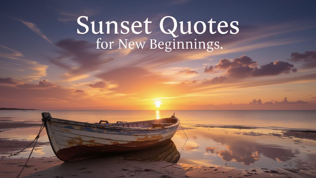 sunset endings inspire beginnings