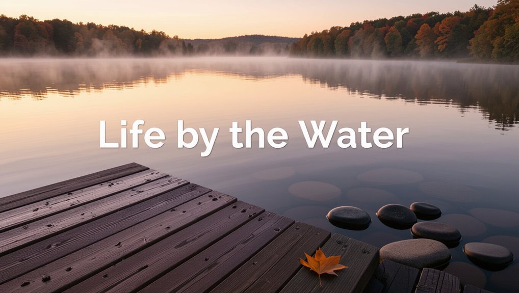 tranquility by the water