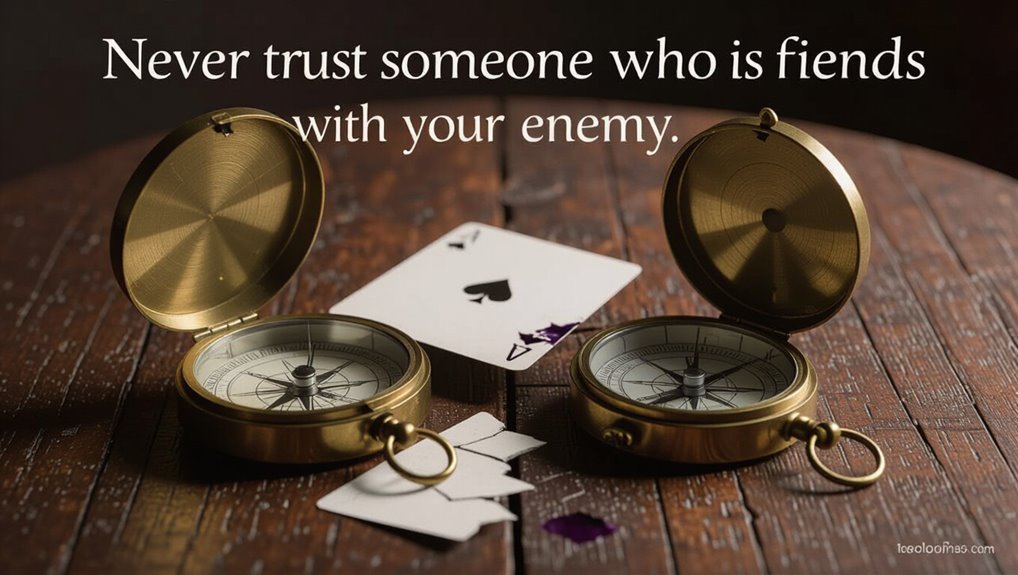 trust cautiously beware alliances