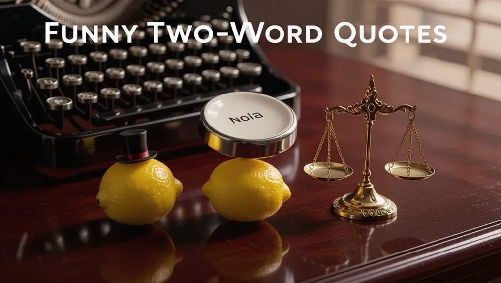 witty two word quotes collection